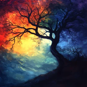 Tree of Contrasting Hues