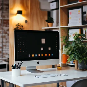 Sleek Office Desk Setup