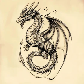 Detailed Dragon Artwork