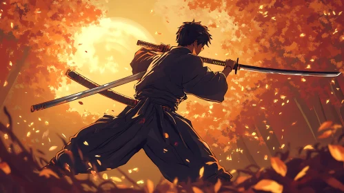Swordsman in the Woods