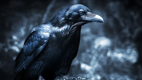 Raven in Monochrome