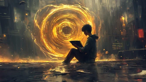 Urban Reader with Magical Portal