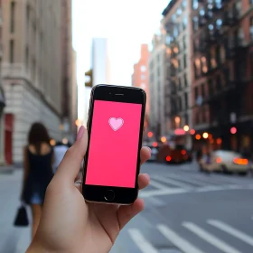 Urban Love: Smartphone Heart Display