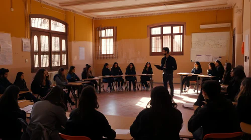 Students Listening to Lecture