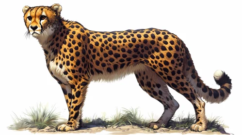 Graceful Spotted Cheetah