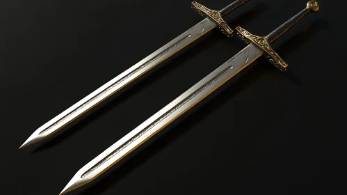 Pair of Medieval Swords