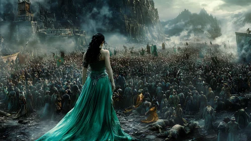 Emerald Gown Before the Horde