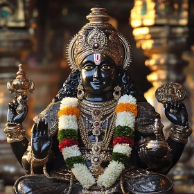 Jeweled Statue of a Divine Figure