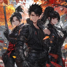 Tactical Anime Squad in Autumn