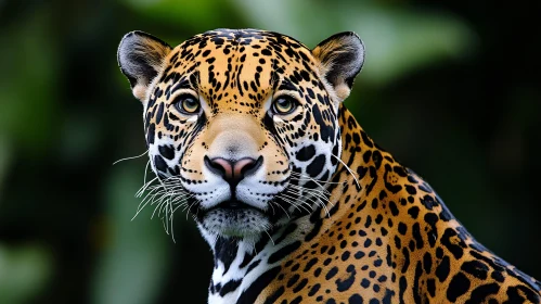 Jaguar Portrait in Nature