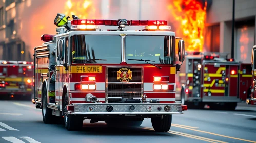 City Firetruck and Blaze