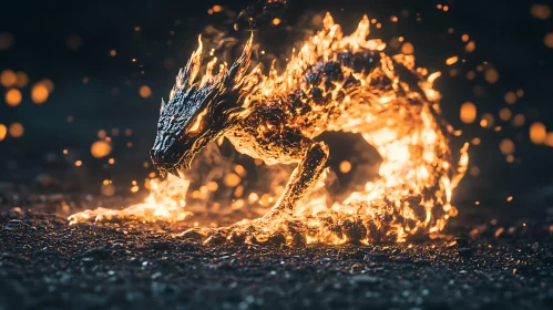 Dragon of Fire and Stone