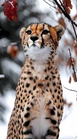 Cheetah in Winter