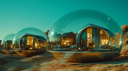 Innovative Dome Residences in Desert