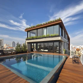 Urban Rooftop Oasis