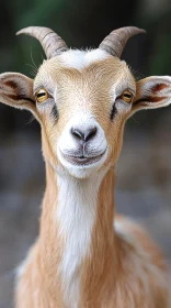 Close-Up Goat Portrait