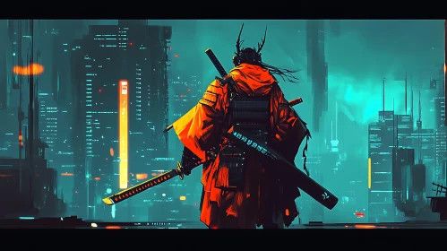 Future Ronin: A Samurai in Cyberpunk World