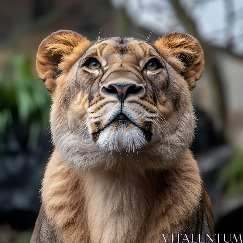 Majestic Lioness AI Image