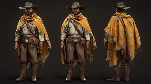 Western Cowboy Character Design