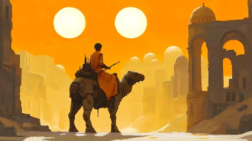 Futuristic Desert Journey