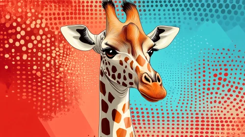 Pop Art Giraffe