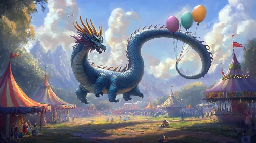 Floating Dragon at the Carnival