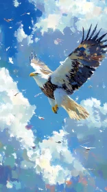 Eagle in Flight Artwork