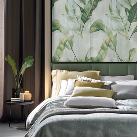 Tranquil Bedroom with Nature-Inspired Decor