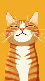 Smiling Cat Art