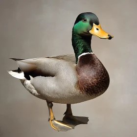 Duck Portrait - Detailed Plumage