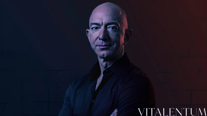 AI ART Portrait of Jeff Bezos in Confident Pose