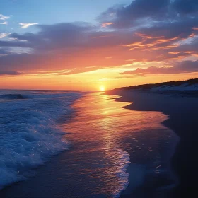 Tranquil Ocean Sunset