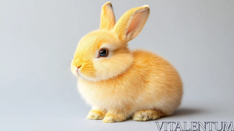 Charming Bunny with Soft Fur AI Image