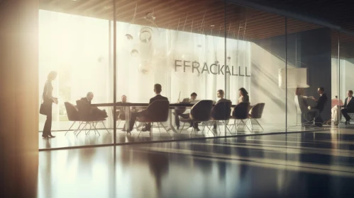 Industrial Design in a Business Meeting Room