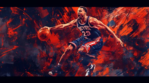 Athlete with Ball