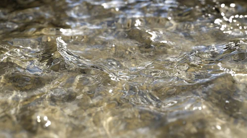 Textured Ripples and Reflections on Water