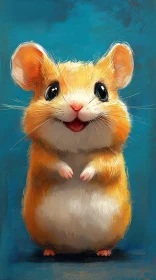 Adorable Hamster Art