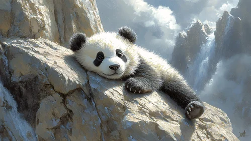 Mountain Cliff Panda