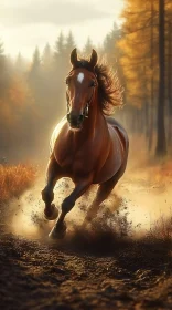 Autumn Forest Gallop