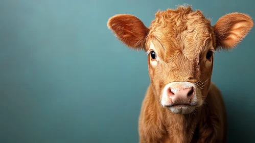 Calf Close-up Portrait