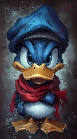 Artistic Duck Illustration