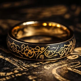 Detailed Gold Design Ring