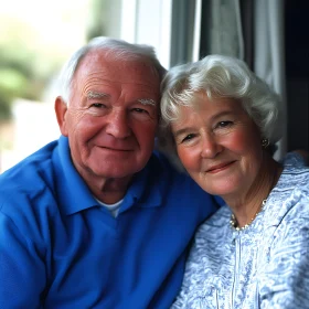 Elderly Couple Portrait: A Lifetime of Togetherness