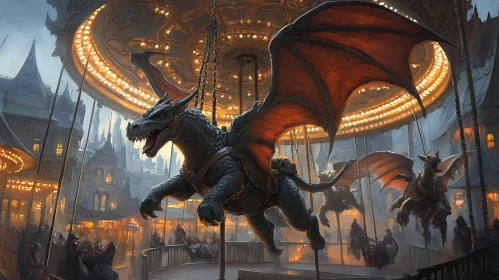 Fantasy Dragon Carousel