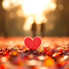 Autumn Heart: A Symbol of Love