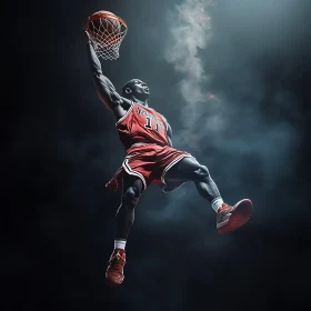 Athlete Slam Dunk