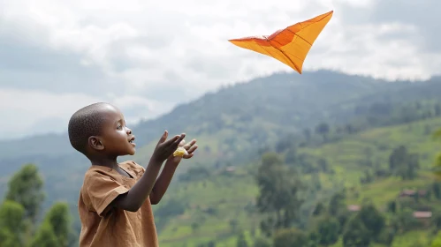 Boy with Kite