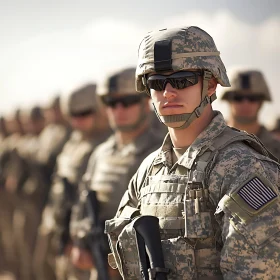 Army Soldiers in Uniform