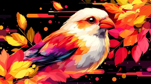 Autumn Bird Artwork