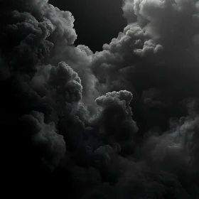 Dramatic Monochrome Cloudscape